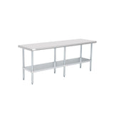 American Chef 24" x 84" 18 Gauge Stainless Steel Work Table - WTS-2484