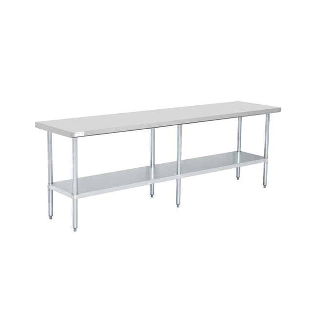 American Chef 24" x 96" 18 Gauge Stainless Steel Work Table - WTS-2496