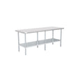 American Chef 30" x 84" 18 Gauge Stainless Steel Work Table - WTS-3084