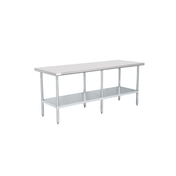 American Chef 30" x 84" 18 Gauge Stainless Steel Work Table - WTS-3084