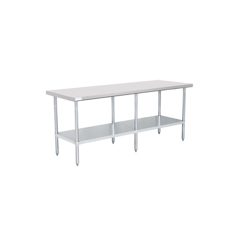 American Chef 30" x 84" 18 Gauge Stainless Steel Work Table - WTS-3084