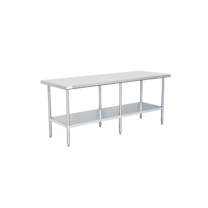 American Chef 30" x 84" 18 Gauge Stainless Steel Work Table - WTS-3084