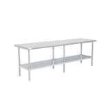 American Chef 30" x 96" 18 Gauge Stainless Steel Work Table - WTS-3096