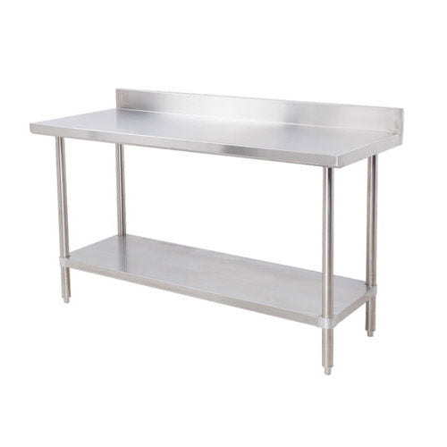 American Chef 30"X36" 18 Gauge Stainless Steel Work Table With 4" Back Splash WTS-3036-BK