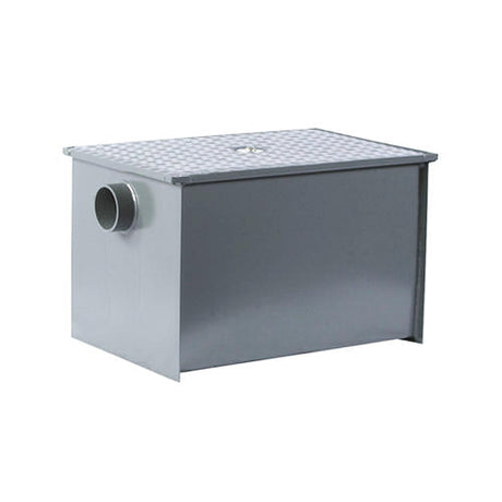 Illustrative grease interceptor photo for Edgewest EG-300; this image may depict another manufacturer's product. Actual Edgewest model appearance may differ.