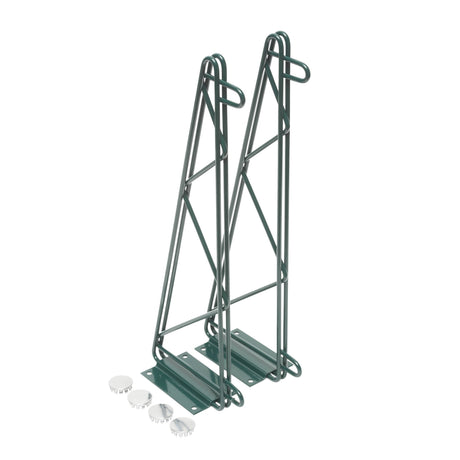 Thorinox SWB-21-E 21 in Green Epoxy Single Wall Bracket for TGES-21XX Shelf - Set of 2