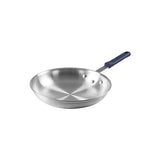 Winco AFP-14A-H 14″ Gladiator Natural Finish Aluminum Fry Pan With Sleeve - VRS Restaurant Equipment & Supply Store