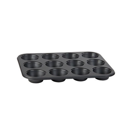 Winco AMF-12NS 12 Cup Muffin Pan, Non-Stick Carbon Steel - VRS Restaurant Equipment & Supply Store