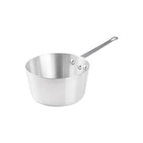 Winco ASP-4 4 1/4 Qt Tapered Aluminum Heavyweight Sauce pan - VRS Restaurant Equipment & Supply Store