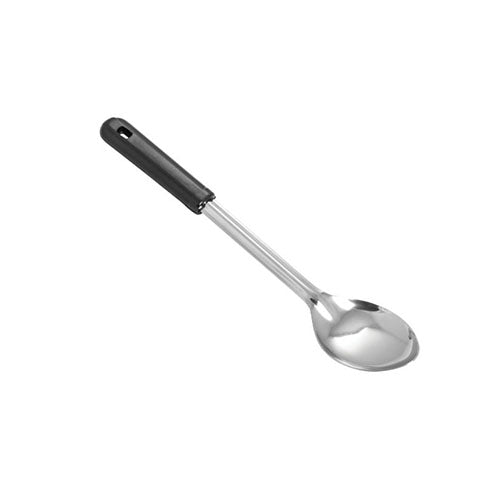 Winco BSOB-11 11″ Stainless Steel Solid Basting Spoon With Bakelite Handle - VRS Restaurant Equipment & Supply Store