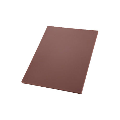 Winco CBBN-1218 12″ x 18″ x 1/2″ Brown Cutting Board - VRS Restaurant Equipment & Supply Store