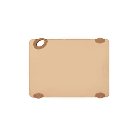Winco CBK-1218BN 12″ x 18″ Brown Plastic Cutting Board With Hook - VRS Restaurant Equipment & Supply Store