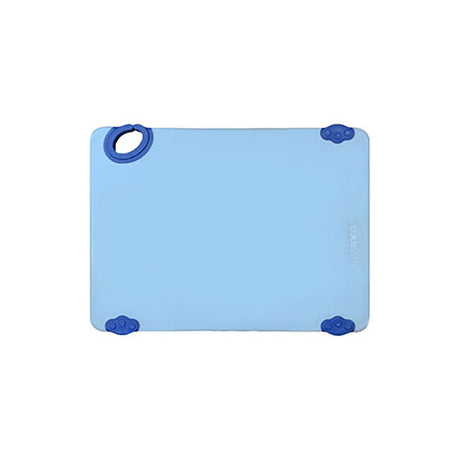 Winco CBK-1824BU 18″ x 24″ Blue Plastic Cutting Board With Hook - VRS Restaurant Equipment & Supply Store