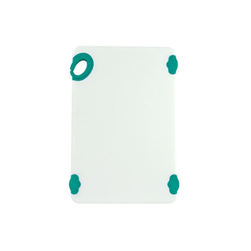 Winco CBN-1218GR 12″ x 18″ Green Plastic Cutting Board With Hook - VRS Restaurant Equipment & Supply Store