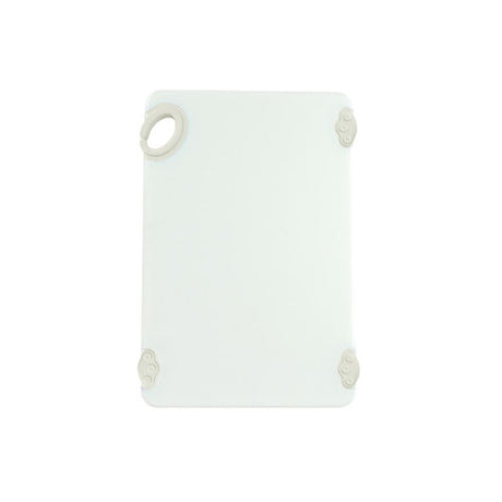Winco CBN-1218WT 12″ x 18″ White Plastic Cutting Board With Hook - VRS Restaurant Equipment & Supply Store