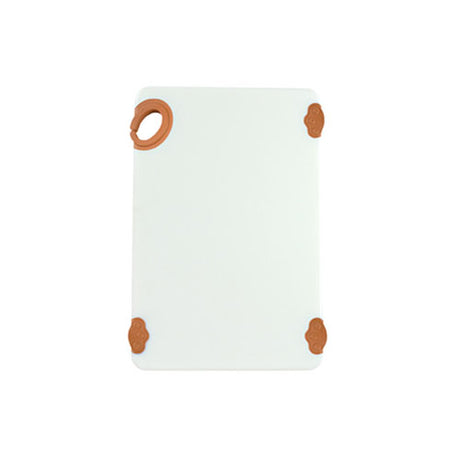 Winco CBN-1520BN 15″ x 20″ Brown Plastic Cutting Board With Hook - VRS Restaurant Equipment & Supply Store