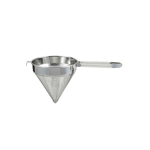 Winco Stainless Steel China Cap Strainer With Fine Mesh - VRS Restaurant Equipment & Supply Store