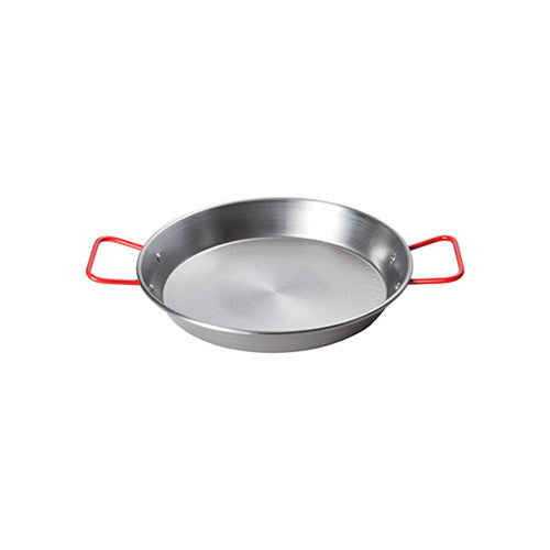 Winco CSPP-11 11″ Polished Carbon Steel Paella Pan - VRS Restaurant Equipment & Supply Store