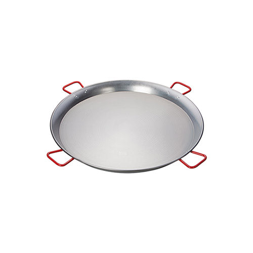 Winco CSPP-35 35 1/2″ Polished Carbon Steel Paella Pan - VRS Restaurant Equipment & Supply Store