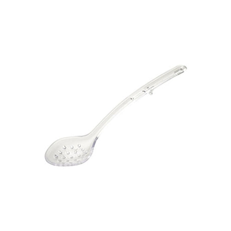 Winco CVPS-13C 13″ Clear Polycarbonate Perforated Serving Spoon - VRS Restaurant Equipment & Supply Store