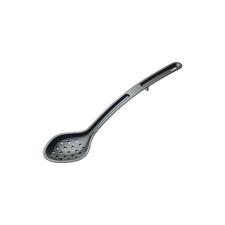 Winco CVPS-15K 15″ Black Polycarbonate Perforated Serving Spoon - VRS Restaurant Equipment & Supply Store