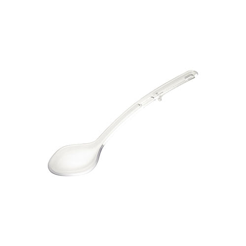 Winco CVSS-13C 13″ Clear Polycarbonate Solid Serving Spoon - VRS Restaurant Equipment & Supply Store