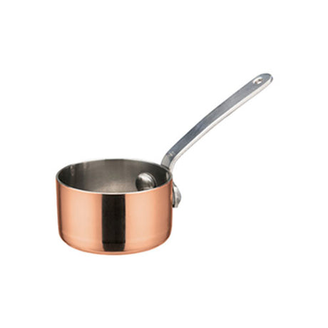 Winco DCWA-201C 2″ x 1 3/16″ Copper Plated Mini Sauce Pan - VRS Restaurant Equipment & Supply Store