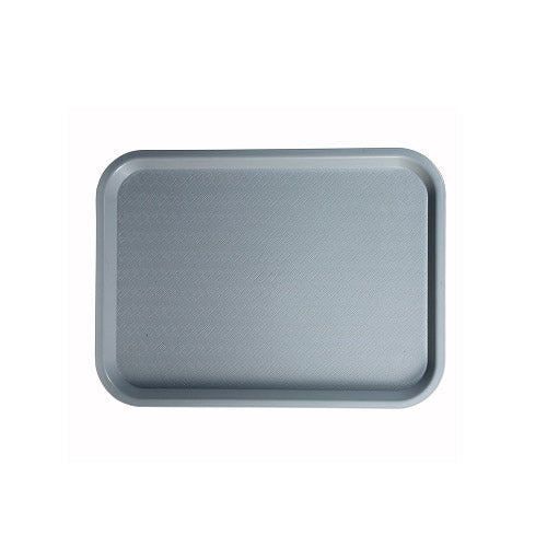 Winco FFT-1014E 10″ x 14″ Grey Standard Dining Food Tray - VRS Restaurant Equipment & Supply Store