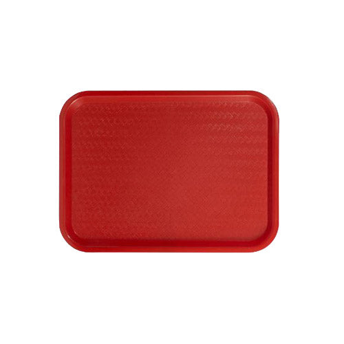 Winco FFT-1014R 10″ x 14″ Red Standard Dining Food Tray - VRS Restaurant Equipment & Supply Store