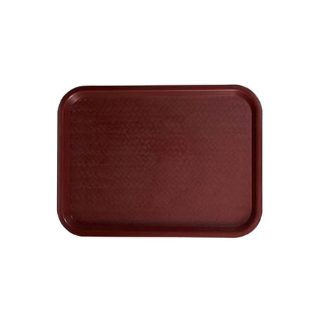 Winco FFT-1014U 10″ x 14″ Burgundy Standard Dining Food Tray - VRS Restaurant Equipment & Supply Store