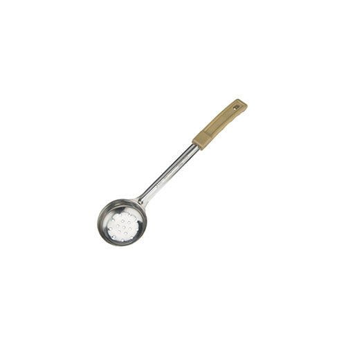 Winco FPPN-3 3 Oz Tan Perforated Stainless Steel Portion Controller - VRS Restaurant Equipment & Supply Store