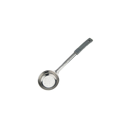 Winco FPPN-4 4 Oz Gray Perforated Stainless Steel Portion Controller - VRS Restaurant Equipment & Supply Store