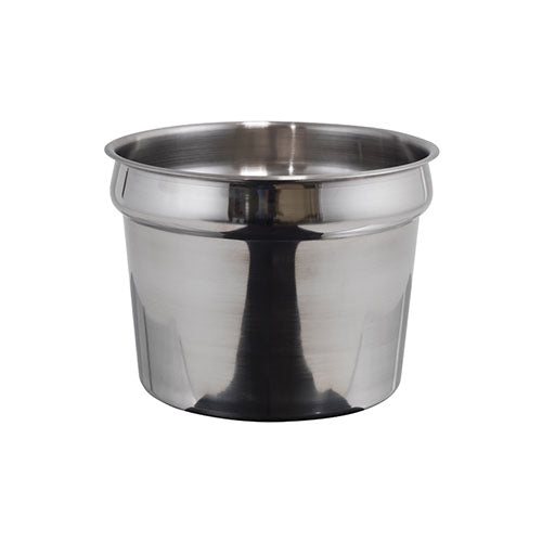 Winco INS-7.0M 7 Qt Stainless Steel Inset Pan - VRS Restaurant Equipment & Supply Store