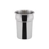 Winco INS-2.5 2 1/2 Qt Stainless Steel Inset Pan - VRS Restaurant Equipment & Supply Store