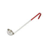 Winco LDC-2 2 Oz Stainless Steel Serving Ladle With Teal Handle - VRS Restaurant Equipment & Supply Store
