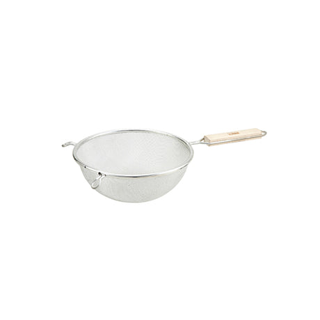 Winco Single Mesh Strainer, Tinned, Fine - VRS Restaurant Equipment & Supply Store