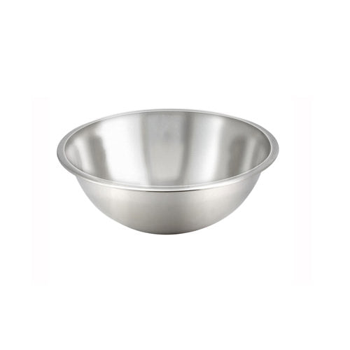 Winco MXB-1300Q 13 Qt Economy Stainless Steel Mixing Bowl - VRS Restaurant Equipment & Supply Store