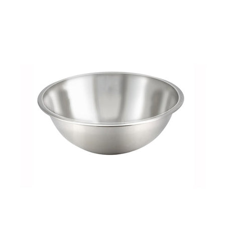 Winco MXB-3000Q 30 Qt Economy Stainless Steel Mixing Bowl - VRS Restaurant Equipment & Supply Store