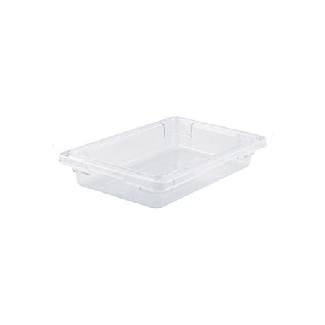 Winco PFSH-3 Half Size Clear Food Storage Box – 3-1/2″ Deep - VRS Restaurant Equipment & Supply Store