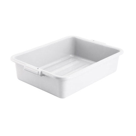 Winco PL-5W White Polypropylene Dish Box – 5″ Deep - VRS Restaurant Equipment & Supply Store