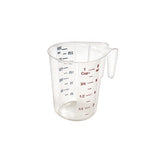 Winco Pmcp-200 Polycarbonate Measuring Cup With Color Graduations - VRS Restaurant Equipment & Supply Store