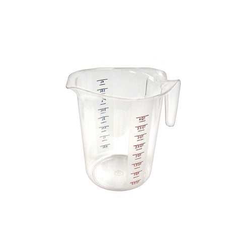 Winco Pmcp-25 Polycarbonate Measuring With Color Graduations - VRS Restaurant Equipment & Supply Store