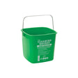 Winco PPL-3G 3 Qt Green Cleaning Bucket - VRS Restaurant Equipment & Supply Store