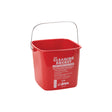 Winco PPL-3R 3 Qt Red Cleaning Bucket - VRS Restaurant Equipment & Supply Store