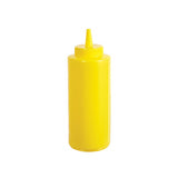Winco PSB-08Y 8 Oz Yellow Squeeze Bottle – 6 / Pack - VRS Restaurant Equipment & Supply Store