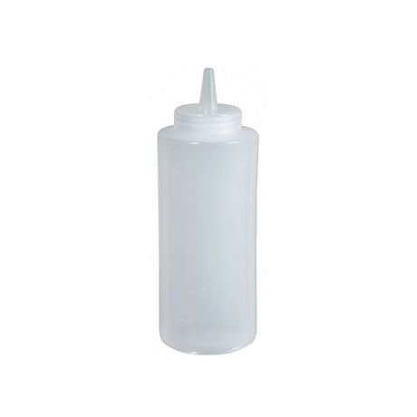 Winco PSB-12C 12 Oz Clear Squeeze Bottle – 6 / Pack - VRS Restaurant Equipment & Supply Store