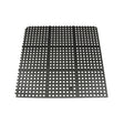 Winco RBMI-33K 3′ x 3′ Black Interlocking Floor Mat – 1/2″ Thick - VRS Restaurant Equipment & Supply Store