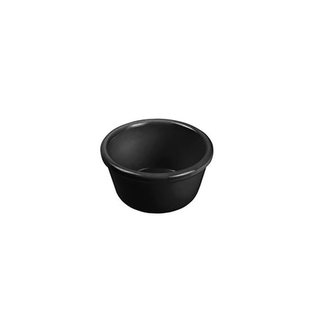 Winco RP-1K 1 1/2 Oz Plain Black Melamine Ramekin - VRS Restaurant Equipment & Supply Store