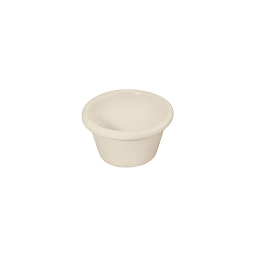 Winco RP-3B 3 Oz Plain Bone Melamine Ramekin - VRS Restaurant Equipment & Supply Store