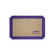 Winco SBS-11PP 1/4 Size Allergen Free Purple Silicone Baking Mat - VRS Restaurant Equipment & Supply Store